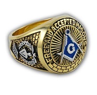 Masonic Master Mason ring